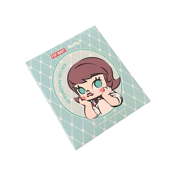 Molly Pocket Compact Makeup Mirror Keychain Charm Pop Mart Imaginary Wandering - Picture 1 of 4